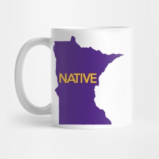 Minnesota Native MN Purple Mug